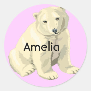 Polar Bear Classic Round Sticker