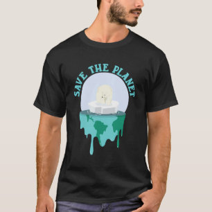 Polar Bear Climate Change Global Warming Save The  T-Shirt