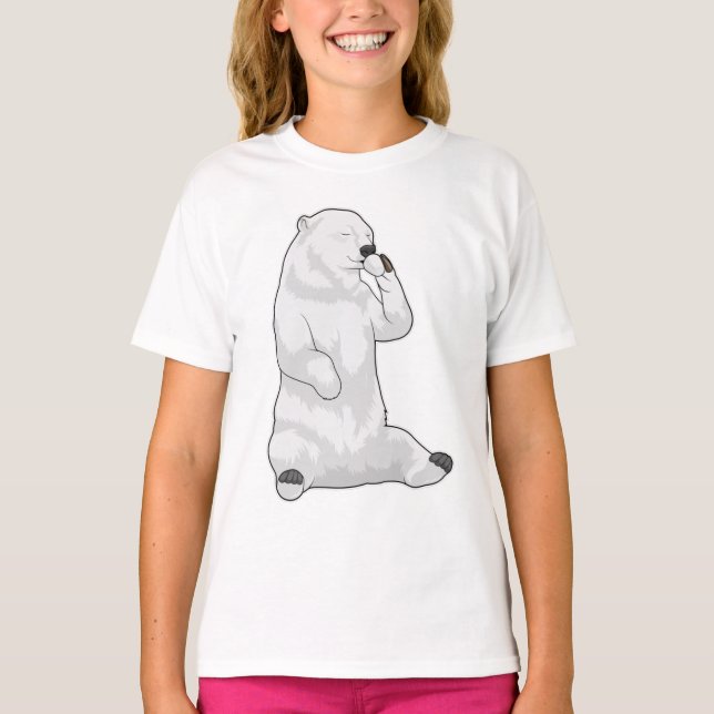 Polar bear Coffee Cup T-Shirt (Front)
