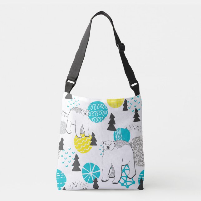Polar bear crossbody bag (Front)