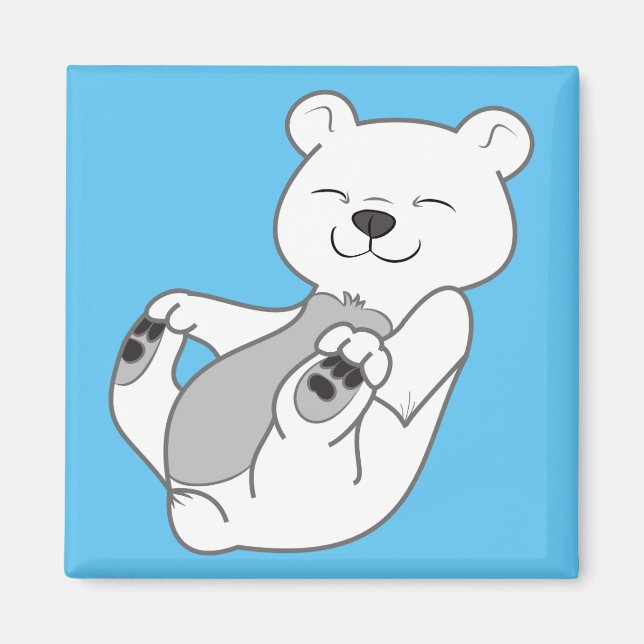 Polar Bear Cub Magnet (Front)