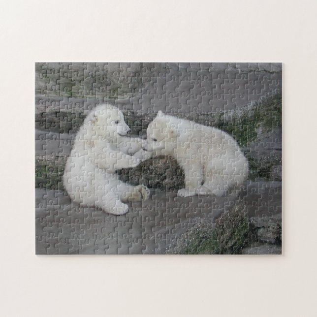 Polar Bear Cubs Jigsaw Puzzle (Horizontal)