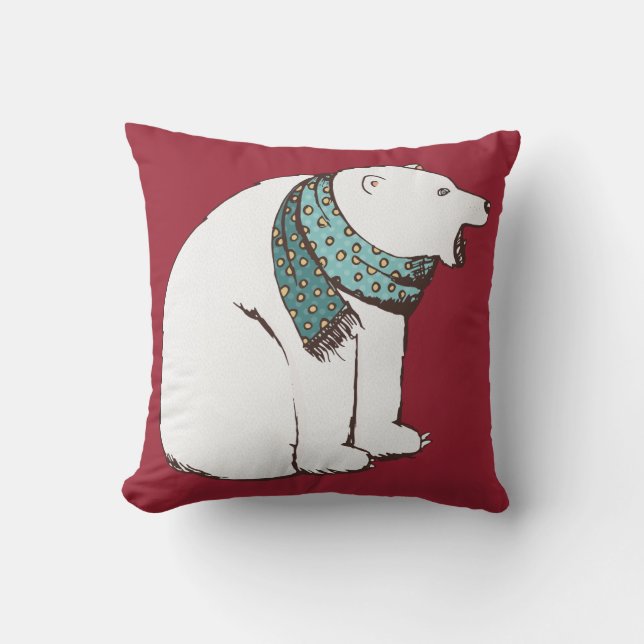 Polar Bear Cushion (Front)