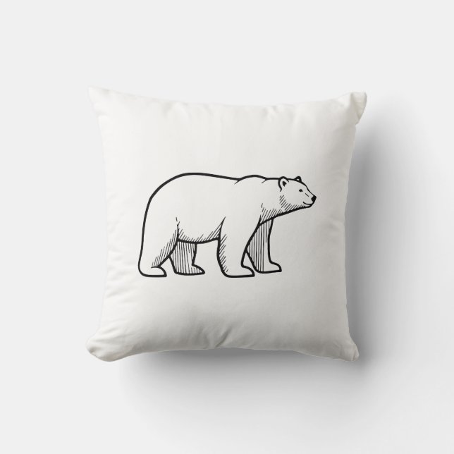 Polar Bear Cushion (Front)