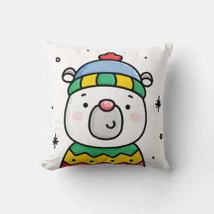 Polar bear cushion