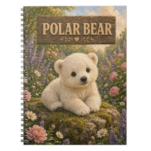 Polar Bear Cute Baby Storybook Nursery Animal Notebook