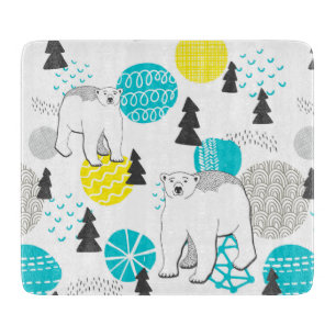 Polar bear cutting board