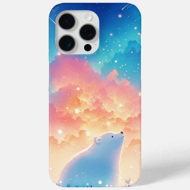 Polar Bear Daydreaming Case-Mate iPhone Case (Back)