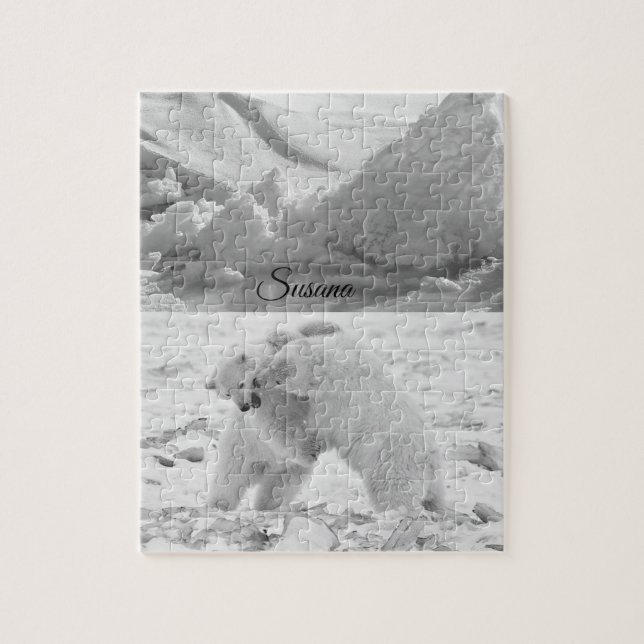 Polar Bear Decorative Jigsaw Puzzle (Vertical)