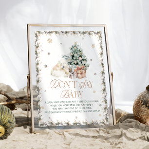 Polar Bear Don't Say Baby Game Poster