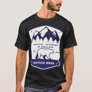 Polar Bear Dutch Bros Coffee  T-Shirt