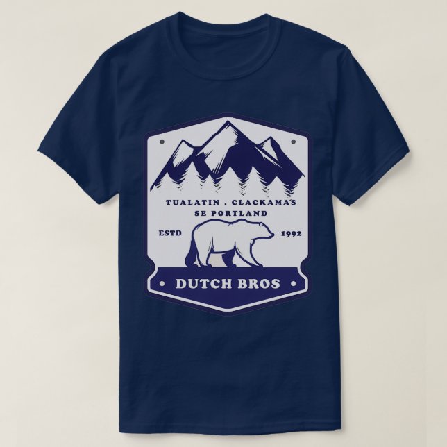 Polar Bear Dutch Bros T-Shirt (Design Front)
