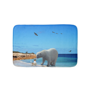 Polar Bear Encounter, Bath Mat