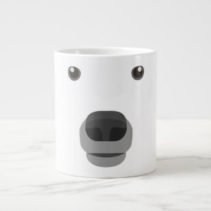 Polar Bear Face Costume Carnival Fancy Children . Large Coffee Mug