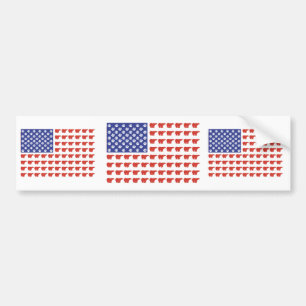 Polar-Bear-Flag[1] Bumper Sticker