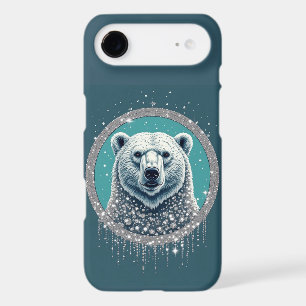 Polar Bear Geometric Portrait Arctic Ornament