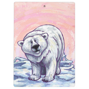 Polar Bear Gifts & Accessories Clipboard