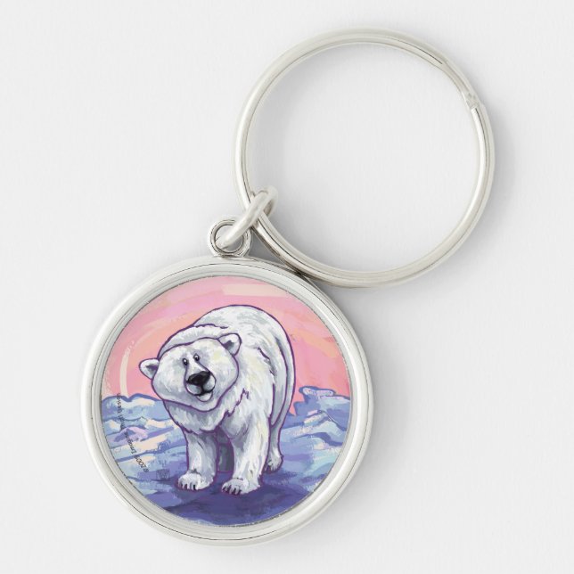 Polar Bear Gifts & Accessories Key Ring (Front)
