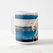 Polar Bear Global Warming Climate Inspirational  Coffee Mug (Front Left)