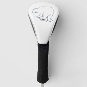 Polar Bear golf driver cover