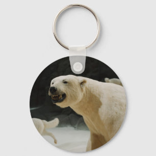Polar Bear Grin Key Ring