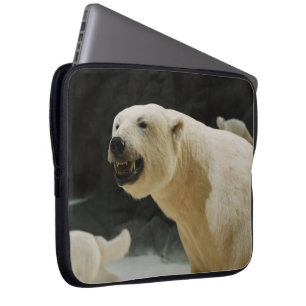 Polar Bear Grin Laptop Sleeve