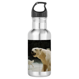 Polar Bear Grin Water Bottle