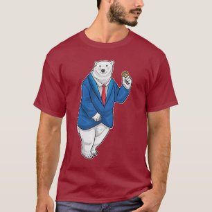 Polar bear Groom Wedding ring Wedding T-Shirt