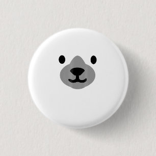 Polar Bear Halloween Costume  Funny Adults Kids 3 Cm Round Badge