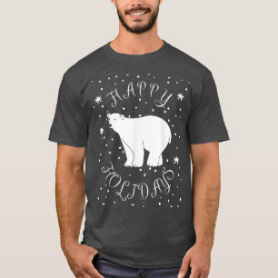 Polar Bear Happy Holidays T-Shirt