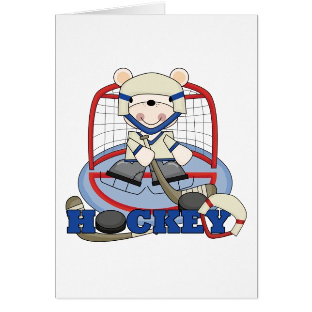 Polar Bear Hockey Goalie Tshirts and Gifts (Front)