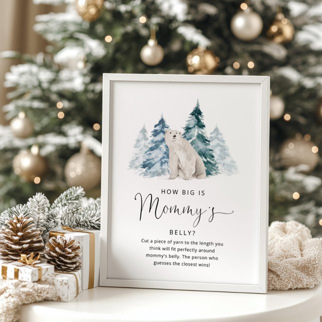 Polar bear how big is mummy's belly game poster (Creator Uploaded)