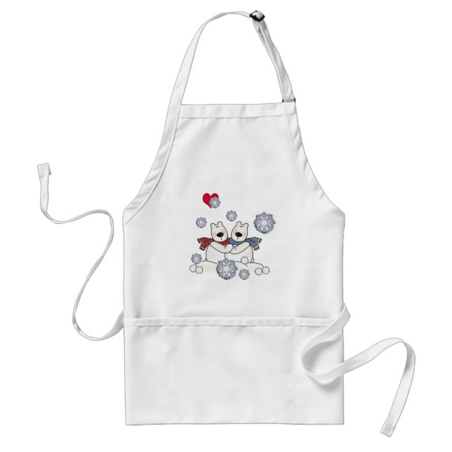Polar Bear Hug Standard Apron (Front)