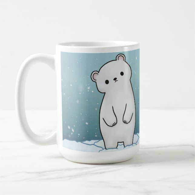 Polar Bear in Snow Mug (Left)