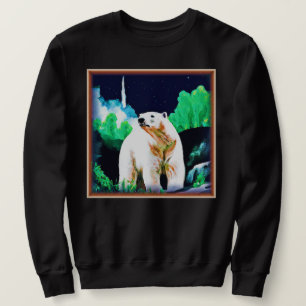 Polar Bear in The Wild. Buy Now Sweatshirt