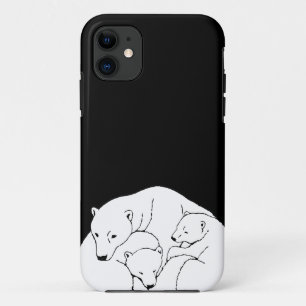 Polar Bear IPhone 5 Case 3 Bears Iphone Case