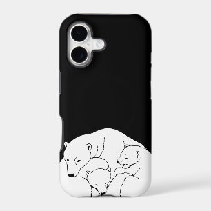 Polar Bear IPhone 5 Case 3 Bears Iphone Case