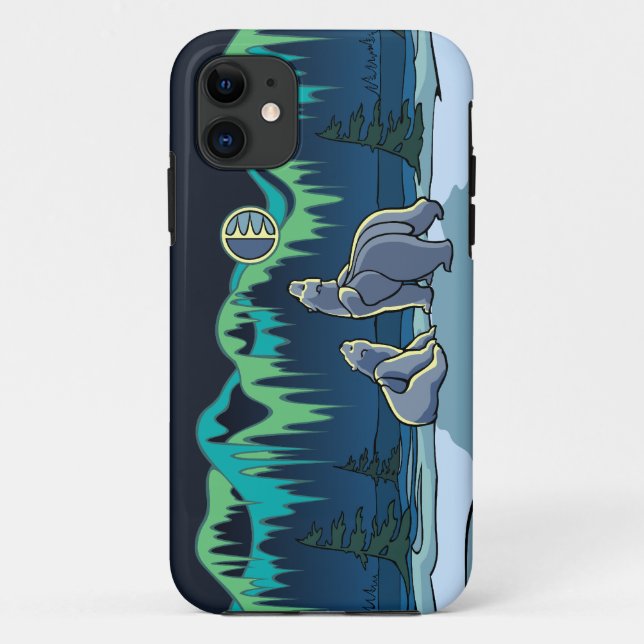 Polar Bear IPhone 5 Case Wildlife Art  Bear Gifts (Back)