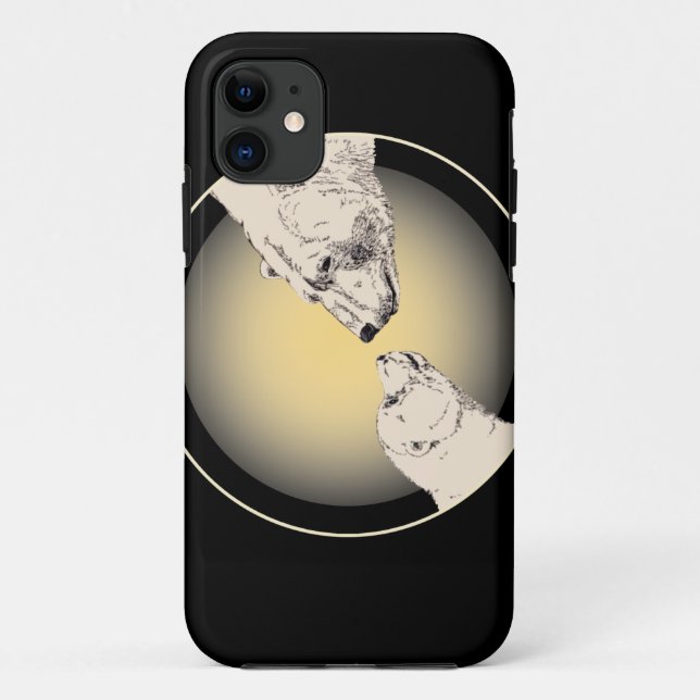 Polar Bear IPhone 5 Case Wildlife Art  Bear Gifts (Back)