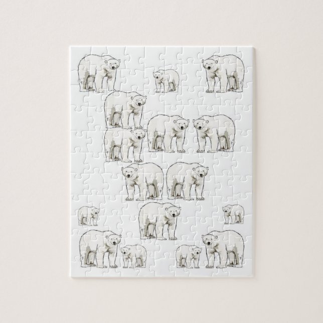 Polar Bear Jigsaw Puzzle (Vertical)