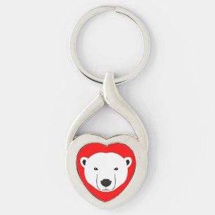 Polar Bear Key Ring
