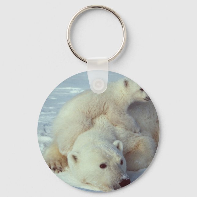 Polar Bear Key Ring (Front)