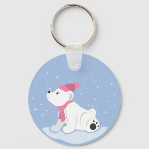 Polar Bear Key Ring