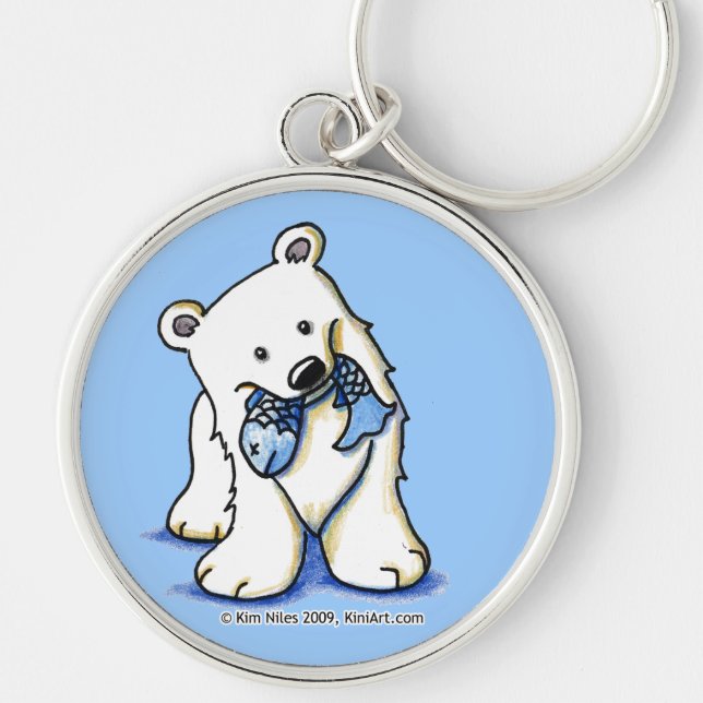 Polar Bear Keychain (Front)