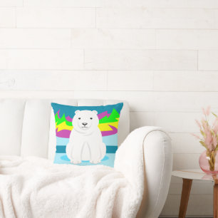 Polar Bear Kids Nursery Room Decor Cushion