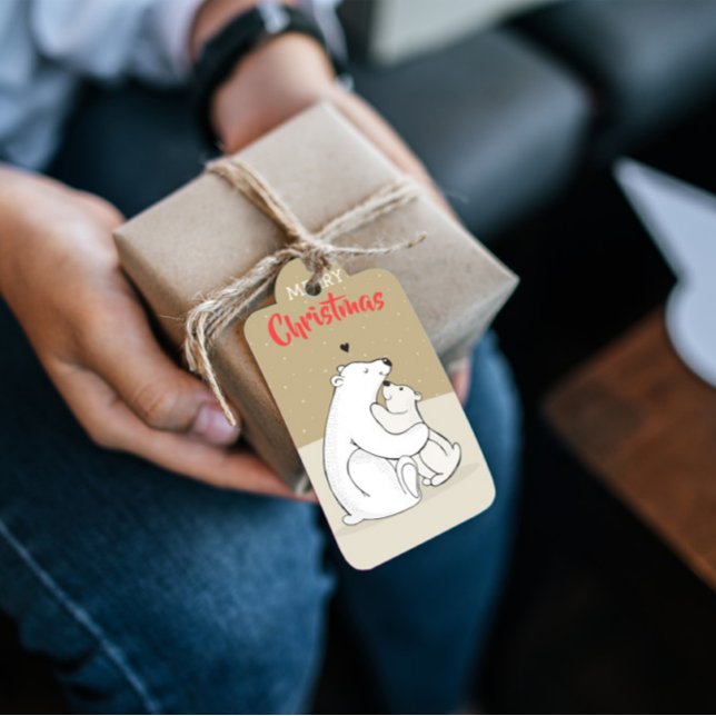 Polar Bear Love Christmas Gift Tags  (Creator Uploaded)