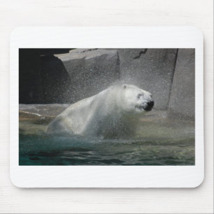 Polar Bear Love Mouse Pad