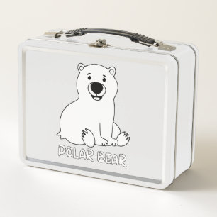 Polar bear lunch box for kids