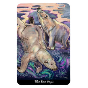 Polar Bear Magic  Magnet