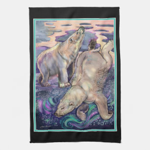 Polar Bear Magic Tea Towel